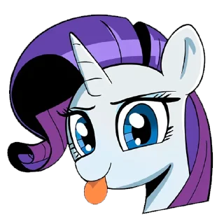 ❤️ emoji Rarity Optimus by @mlpstickers Telegram sticker 8 of 12