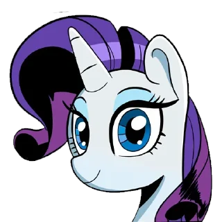 ❤️ emoji Rarity Optimus by @mlpstickers Telegram sticker 7 of 12