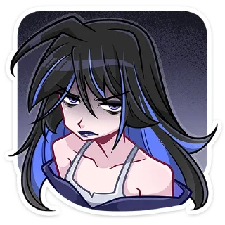 😠 emoji Леся :: @stickroom Telegram sticker 19 of 48