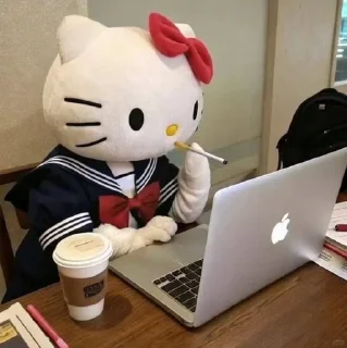 🌟 emoji Hello kitty mood Telegram sticker 21 of 120