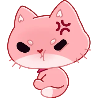 😡 emoji Мео Telegram sticker 16 of 47