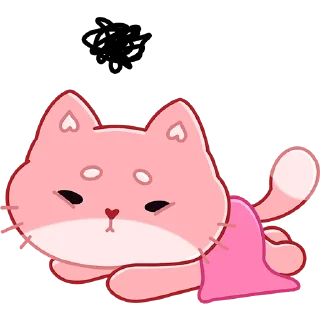 😔 emoji Мео Telegram sticker 10 of 47