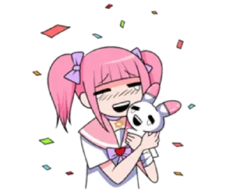 😄 emoji Menhera chan @kiwiys Telegram sticker 8 of 25