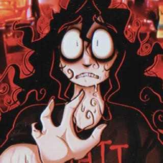 😰 emoji Джон Доу Telegram sticker 16 of 22
