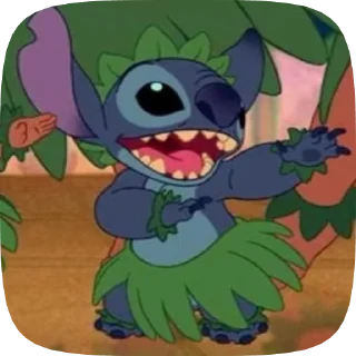 🌈 emoji @KRIKOLVIX 𔓕ᯟ Lilo & Stitch Telegram sticker 9 of 120