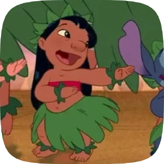 🌈 emoji @KRIKOLVIX 𔓕ᯟ Lilo & Stitch Telegram sticker 8 of 120