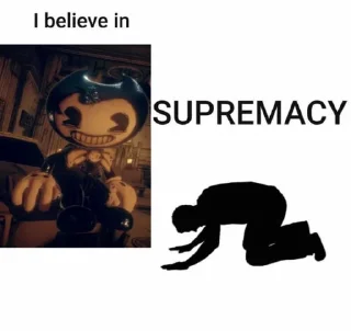 Sticker from i believe in cartoonbendy supremacy
