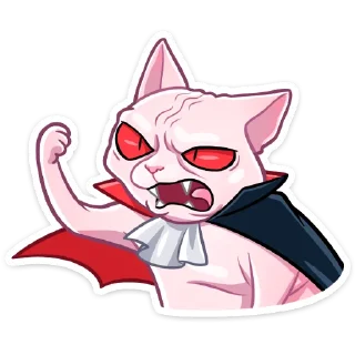 👊 emoji Вампир Рамзес (@TgSticker) Telegram sticker 9 of 48
