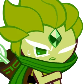 🍃 emoji 𓍼 | Wind Archer cookie🍃 [ @crkstick ] Telegram sticker 17 of 70