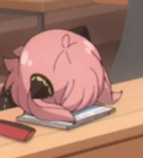😴 emoji аня бестик. Telegram sticker 23 of 40
