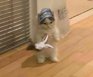 🐰 emoji Зайчик на всякий случай Telegram sticker 8 of 114