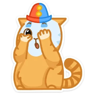 🙈 emoji Забавный Персик :: @stickroom Telegram sticker 20 of 49