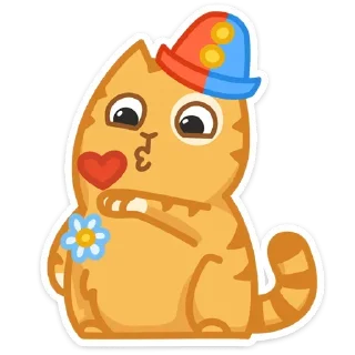 😘 emoji Забавный Персик :: @stickroom Telegram sticker 7 of 49