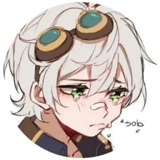 😭 emoji Геншин Telegram sticker 8 of 12