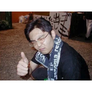 👍 emoji This is Mukai Shutoku. Telegram sticker 18 of 20