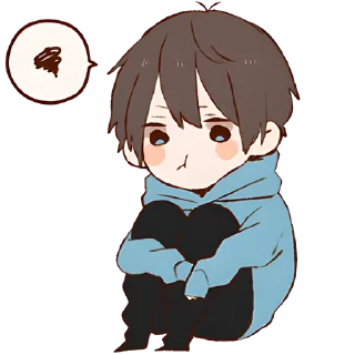 ☹️ emoji Анимешная парочка @Nyasticks Telegram sticker 19 of 42