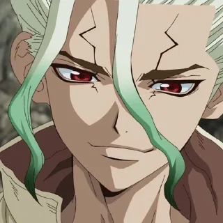 Sticker from Senku Ishigami @mika_stiki
