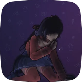 😞 emoji MiSide by @spcave Telegram sticker 22 of 83