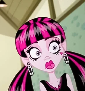 😯 emoji ✨Monster High✨ Telegram sticker 23 of 102