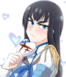 💝 emoji Satsuki Kiryuin (KILL la KILL) Telegram sticker 9 of 87
