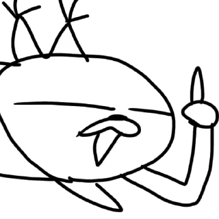 👆 emoji Упоротый блоптоп Telegram sticker 17 of 57