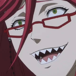 😀 emoji Grell (by @meruru) Telegram sticker 12 of 44