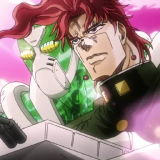 😎 emoji 🍒-noriaki kakyoin-🍒 Telegram sticker 9 of 26