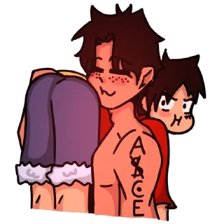 🥰 emoji Луффи Telegram sticker 19 of 21
