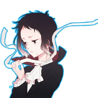 😢 emoji Akutagawa Ryunosuke Telegram sticker 15 of 35