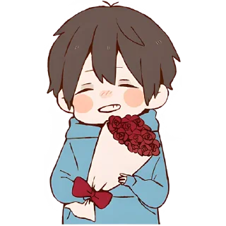 🌹 emoji Анимешная парочка 2 @Nyasticks Telegram sticker 6 of 41