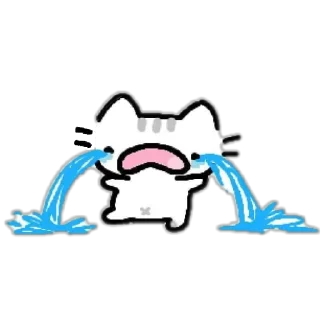 😭 emoji cute cat  от @mirtiruyata Telegram sticker 8 of 25