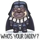 😏 emoji Pug Power Telegram sticker 12 of 35