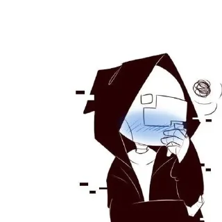 ☠️ emoji 𝖱𝖾𝖺𝗉𝖾𝗋 𝗌𝖺𝗇𝗌 🛐 Telegram sticker 18 of 35