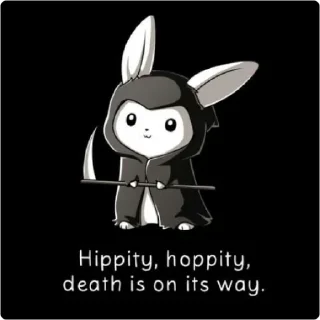 ☠ emoji Bunny Telegram sticker 13 of 16