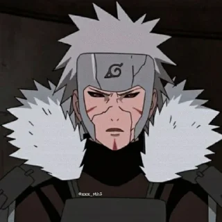 😟 emoji Tobirama Telegram sticker 9 of 24
