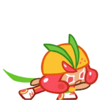 🥭 emoji Grapefruit Cookie! Telegram sticker 16 of 56
