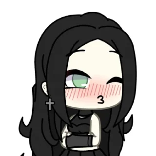 😉 emoji гача срача Telegram sticker 6 of 31