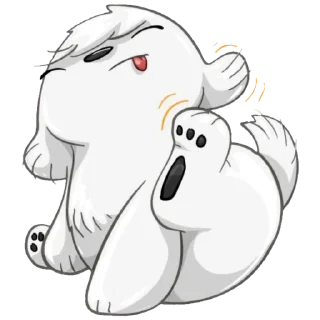 👻 emoji собачка небулы Telegram sticker 8 of 35