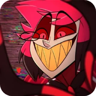 🤭 emoji Alastor made: @sticerspa Telegram sticker 23 of 43
