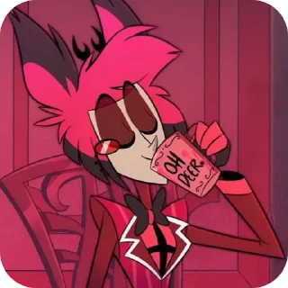 ☕ emoji Alastor made: @sticerspa Telegram sticker 7 of 43