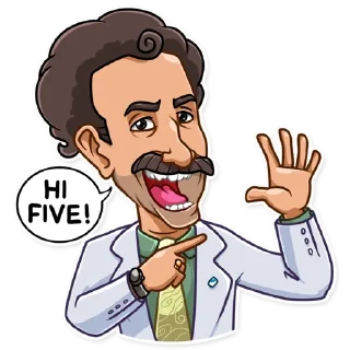 ✋ emoji Borat Sagdiyev Telegram sticker 9 of 30