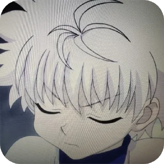🍗 emoji Killua      (@rice_kitten) Telegram sticker 17 of 25