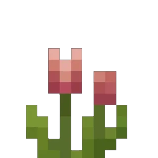 🌷 emoji 『🪷』｡･ﾟ🌷☆《ぉゔぇ》 minecraft from @Bobbete69 Telegram sticker 6 of 32