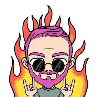 🤘 emoji Men Telegram sticker 10 of 29