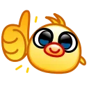 👍 emoji Chickling | @Premium_Stikers Telegram sticker 24 of 31