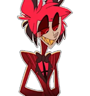 😏 emoji Аластор Telegram sticker 15 of 63