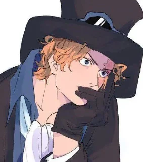 🤨 emoji Сабо-кун Telegram sticker 5 of 47