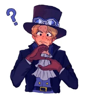 🤨 emoji Сабо-кун Telegram sticker 6 of 47