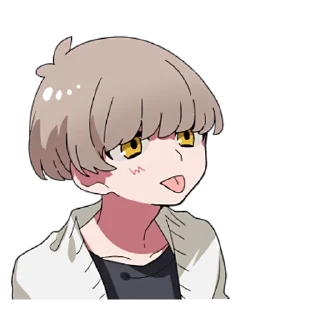 😜 emoji Тёмный и Светлый Кун 2 @nyasticks Telegram sticker 12 of 41