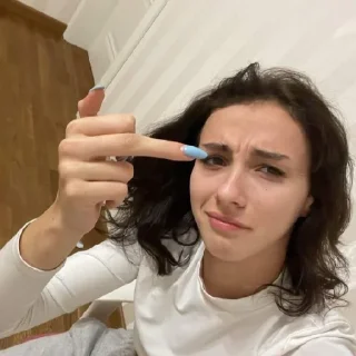 🖕 emoji кто я Telegram sticker 10 of 29